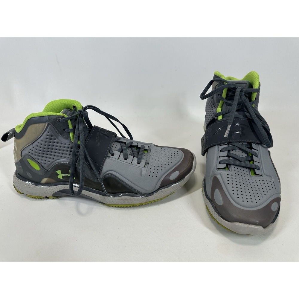 Under Armour Micro G Gridiron Trainer‎ Shoes Turf Shoes Size 11.5 Green Gray